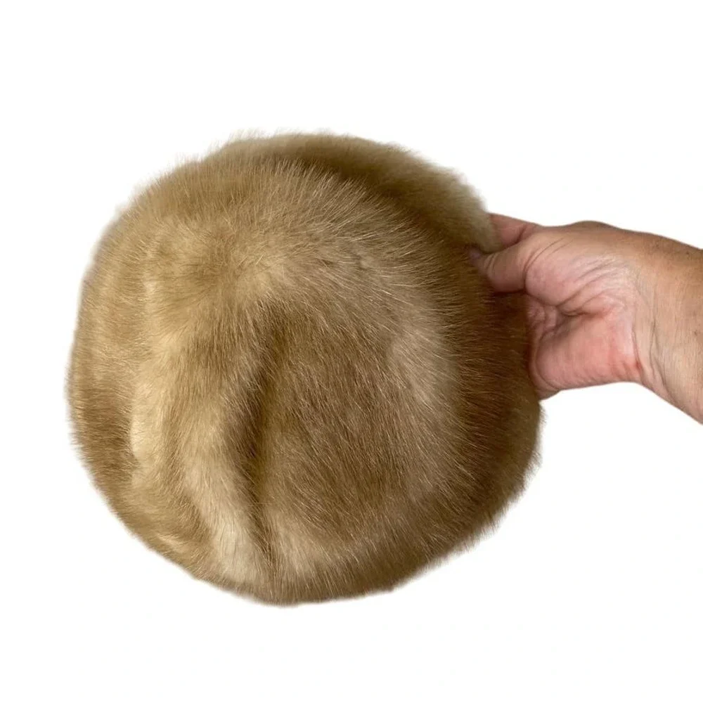 Vintage Gwen Pennington Hat‎ blonde mink - Picture 2 of 7